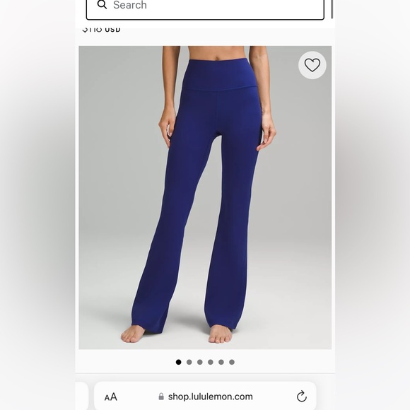 Lululemon Groove Flare Pants in Purple! ( see photo! ) - Picture 1 of 3